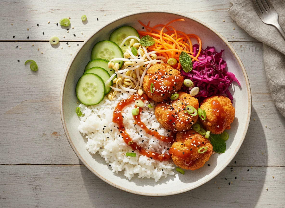 Veganer Karfiol Bowl photo