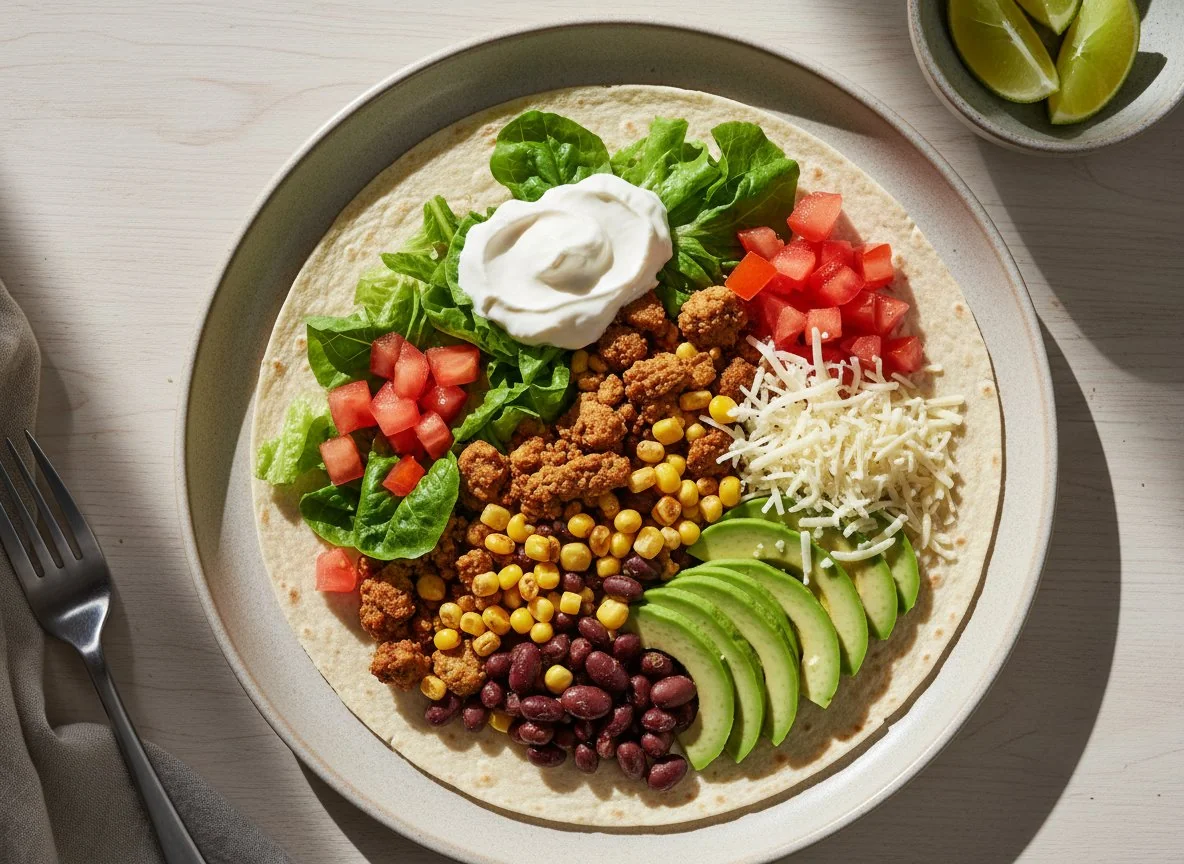 Veganer Taco Wrap photo