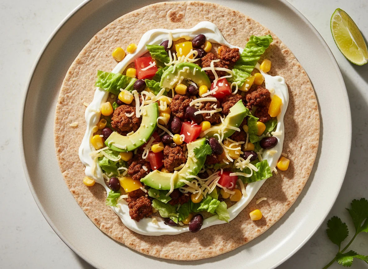 Veganer Taco/Wrap photo