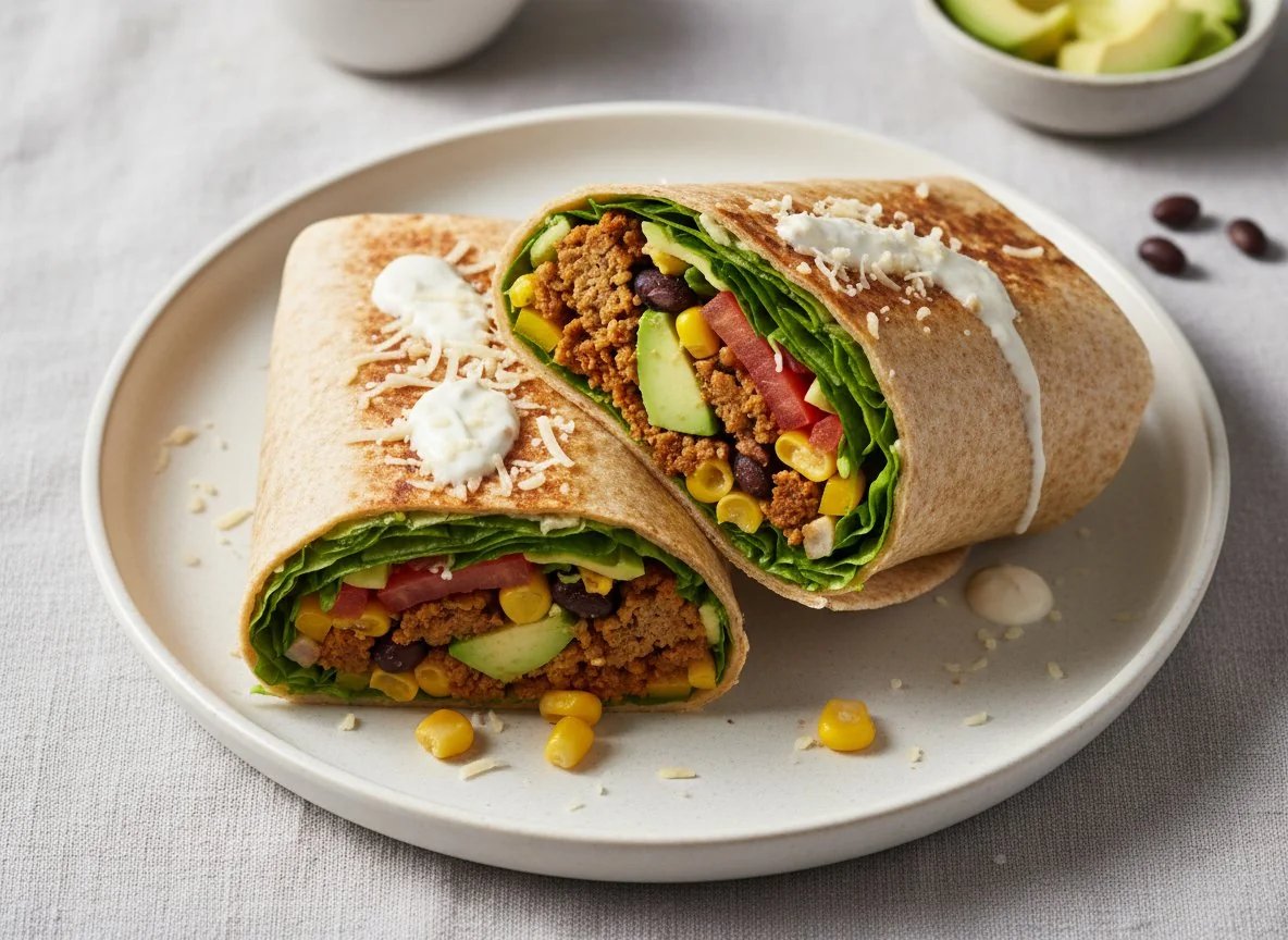 Veganer Wrap photo