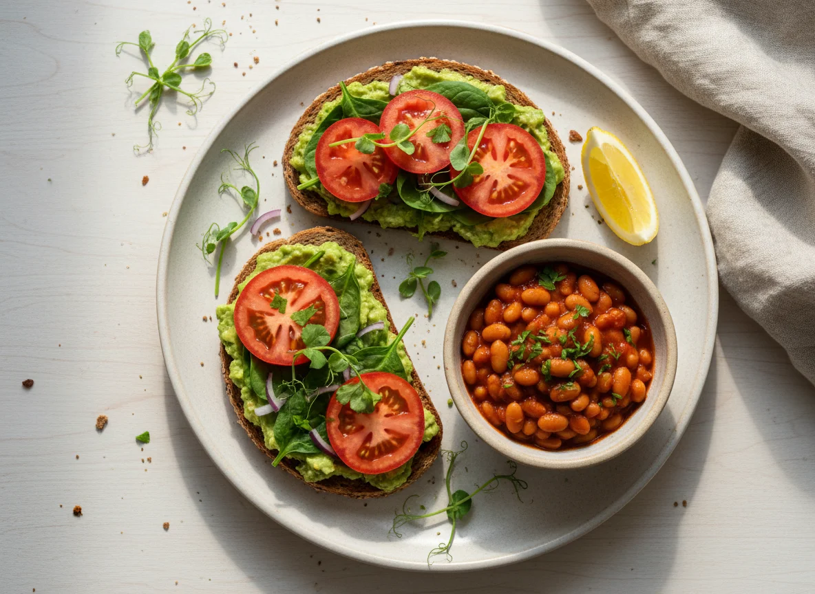 Veganes Frühstückstoast photo