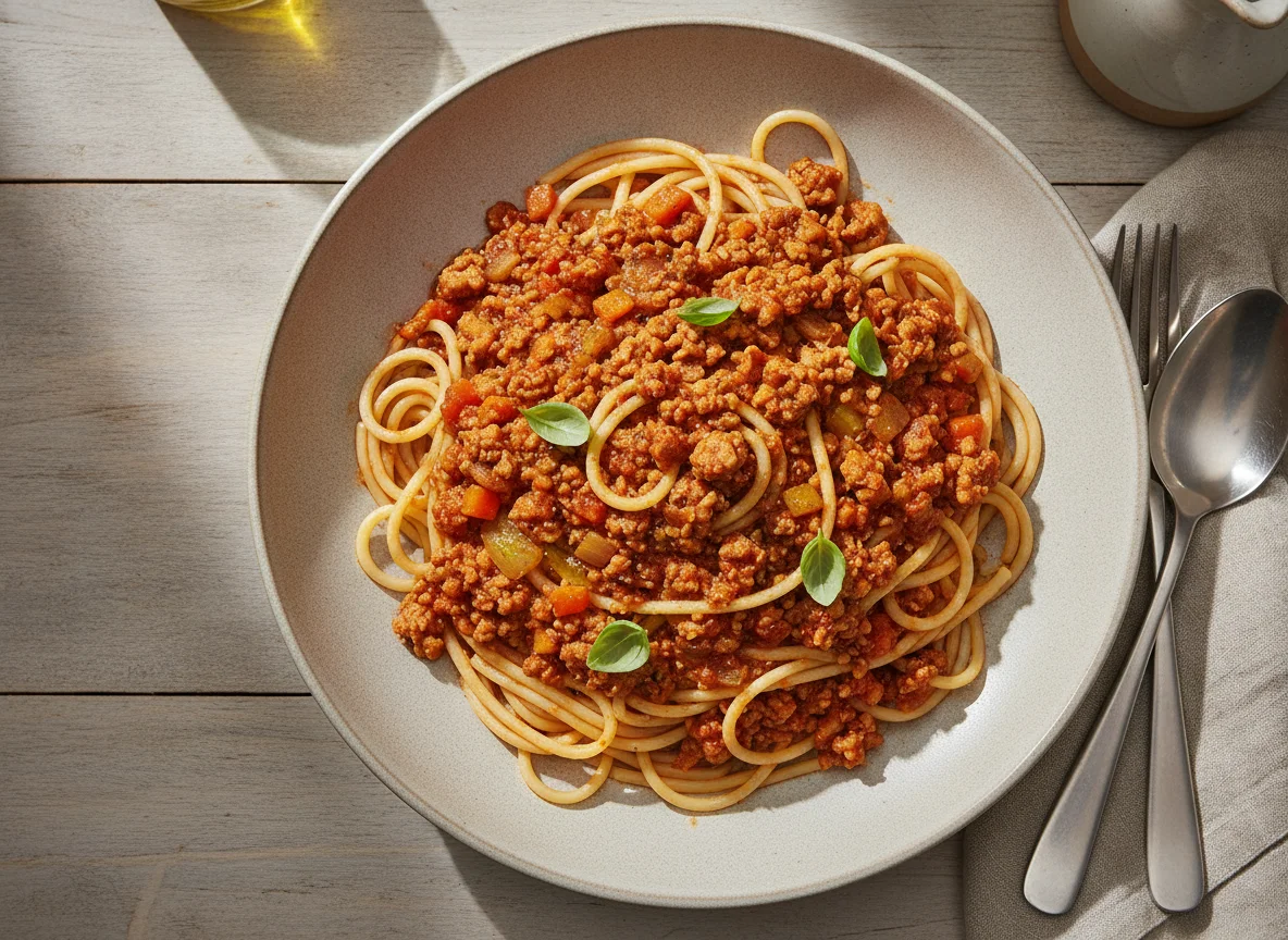 Vegetarische Bolognese photo