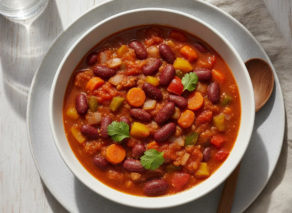Vegetarisches Chili (Chili sin Carne) photo
