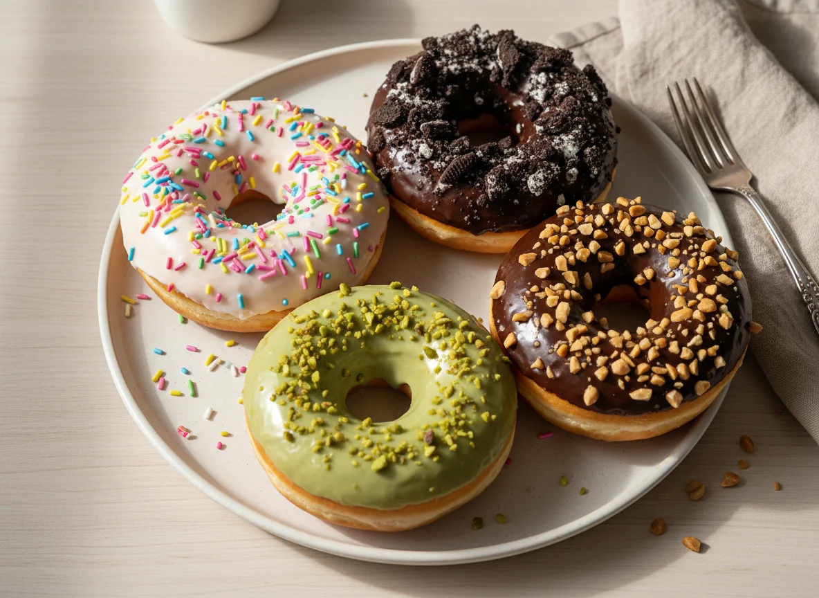 Verschiedene Donuts photo