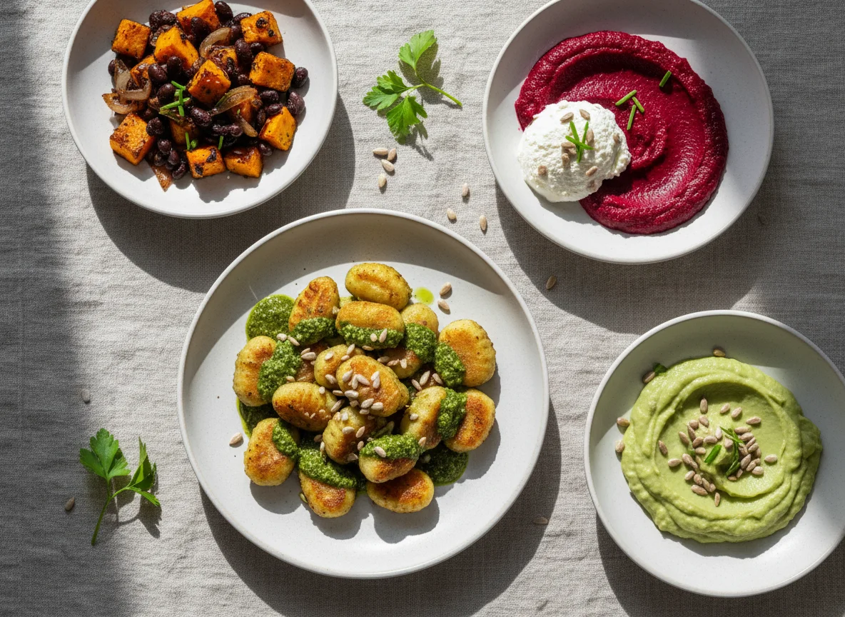 Verschiedene Vorspeisen photo