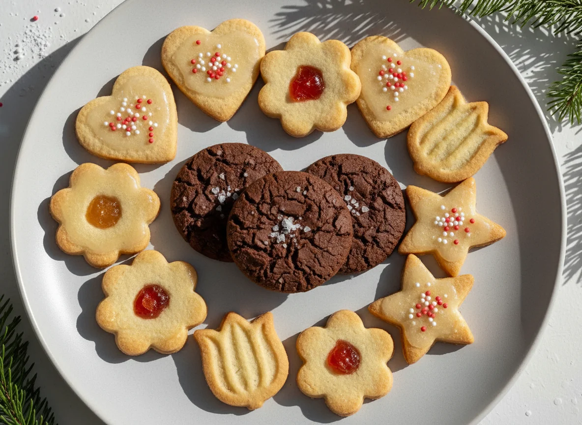 Verschiedene Weihnachtskekse photo