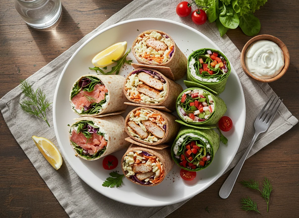 Verschiedene Wraps photo