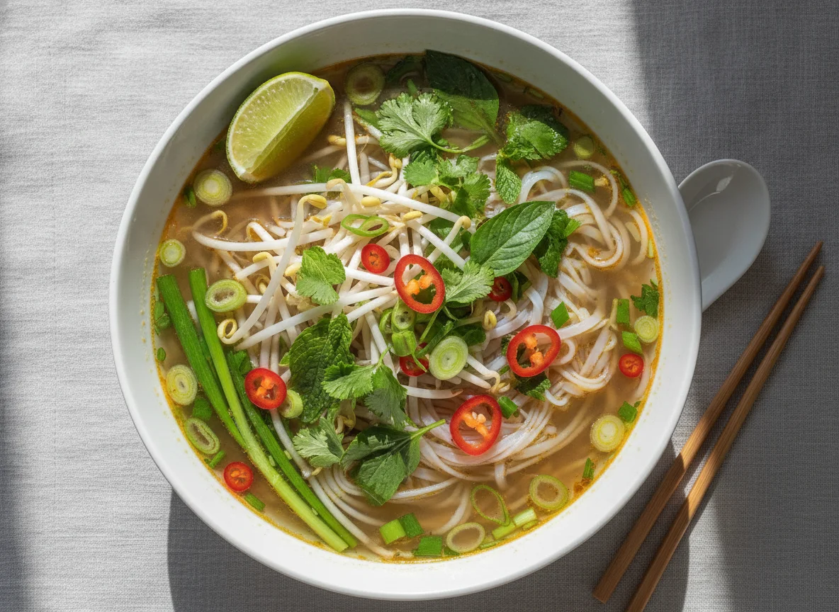 Vietnamesische Pho Suppe photo