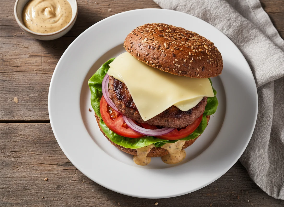 Vollkorn-Burger photo