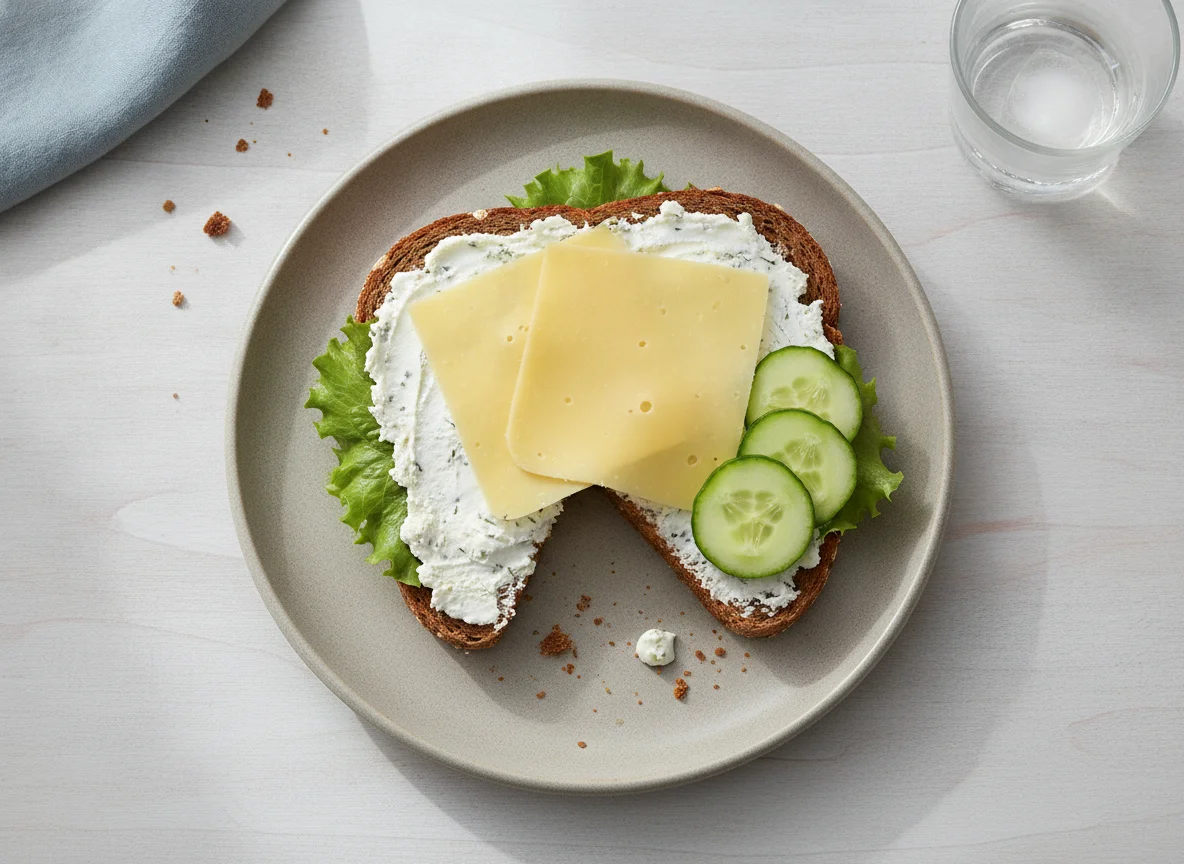 Vollkorn-Käsesandwich photo