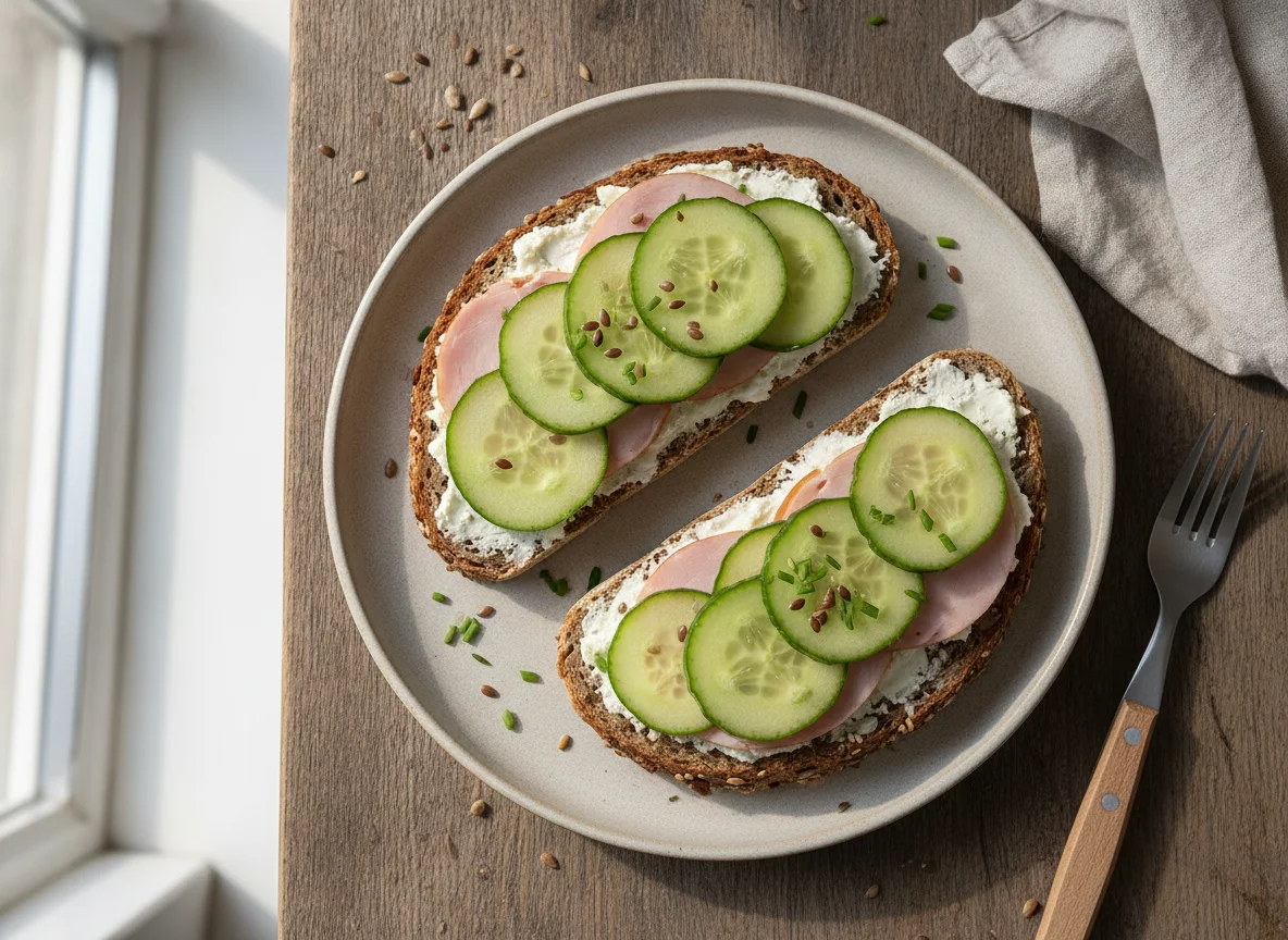 Vollkorn-Sandwich mit Putenbrust photo