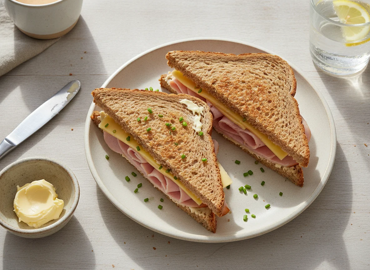 Vollkorntoast-Sandwich photo
