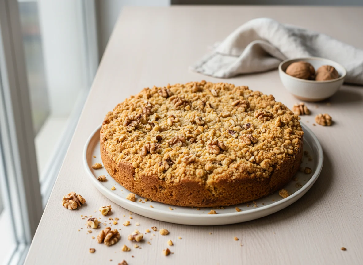 Walnuss-Streuselkuchen photo