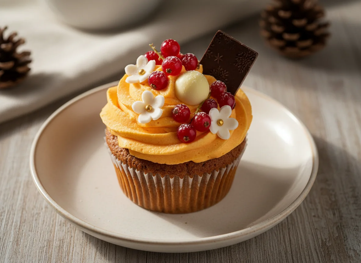 Weihnachts-Cupcake photo