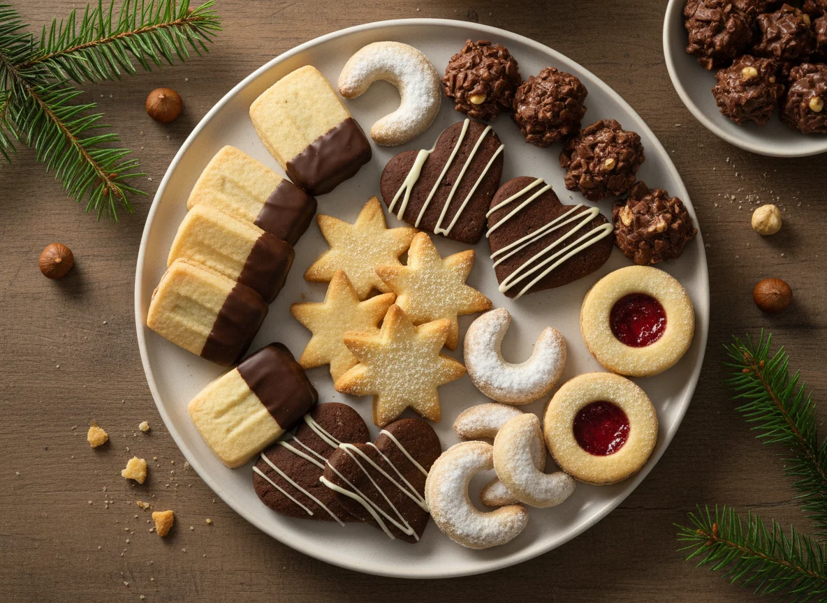 Weihnachtsgebäck-Auswahl photo