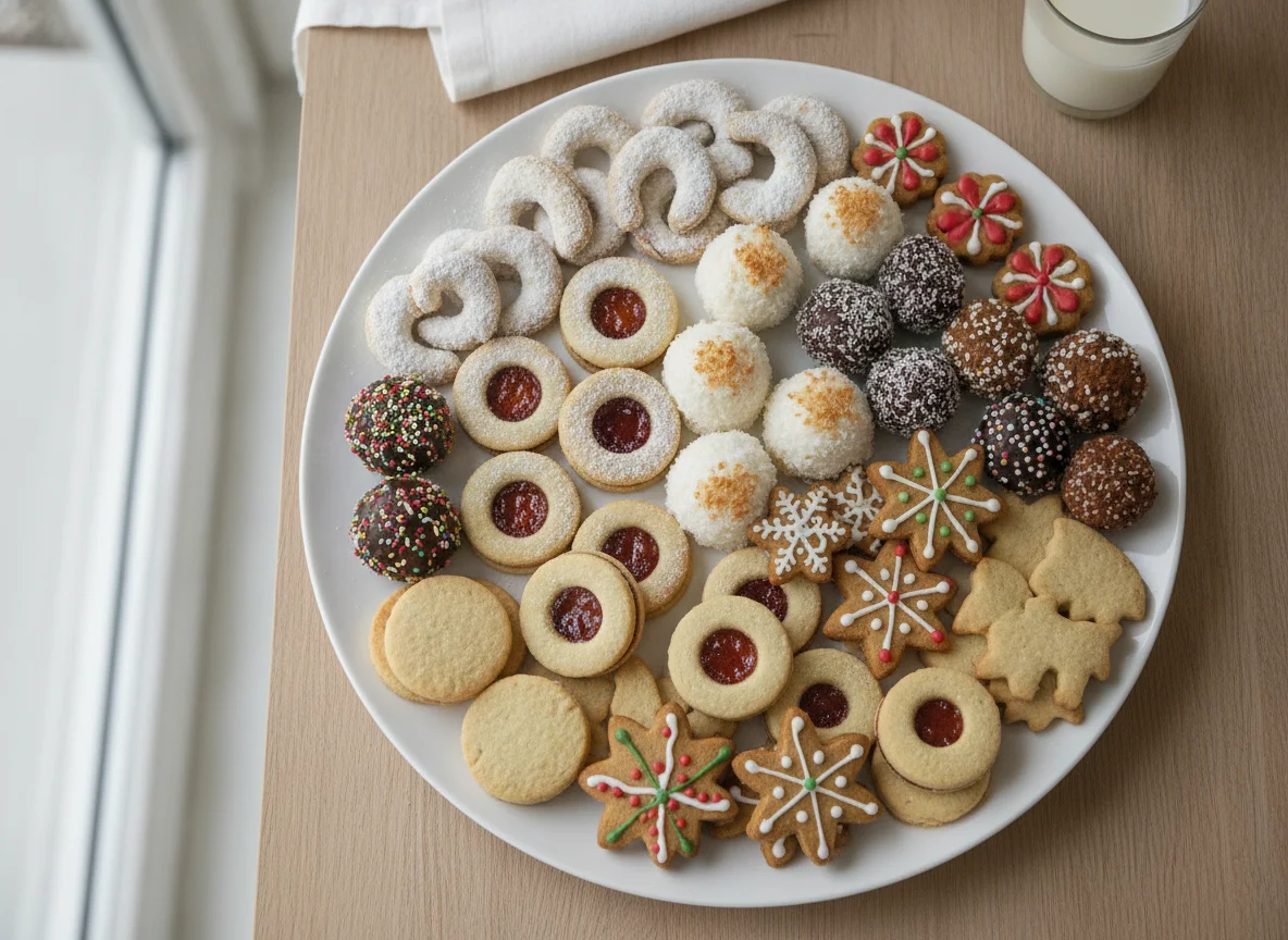 Weihnachtskekse und Konfekt photo