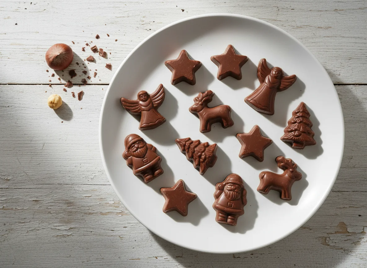 Weihnachtsschokoladenfiguren photo