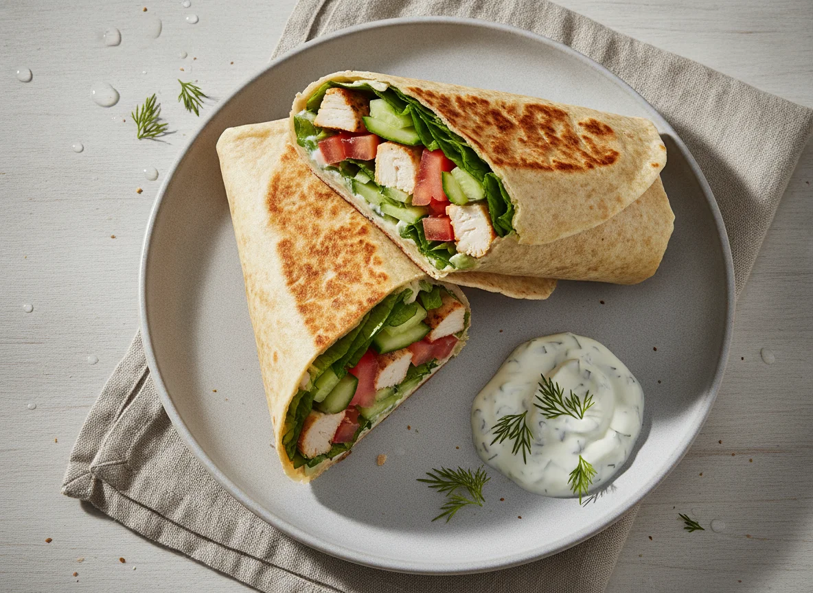 Wrap mit Füllung photo