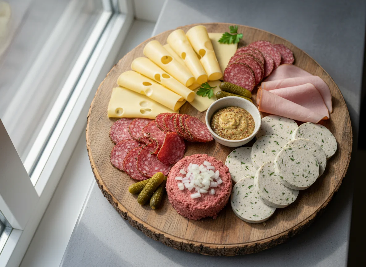 Wurst- und Käseplatte photo