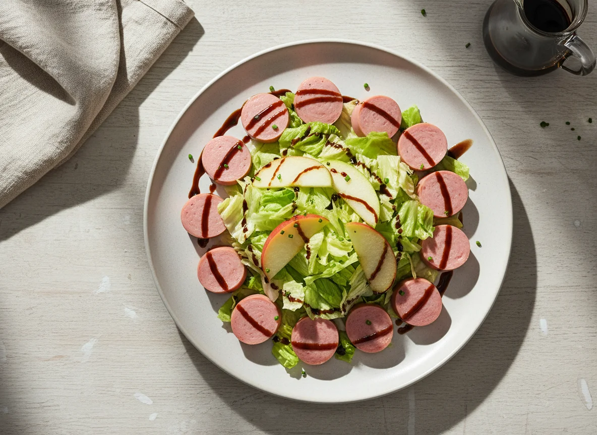 Wurst und Salat photo