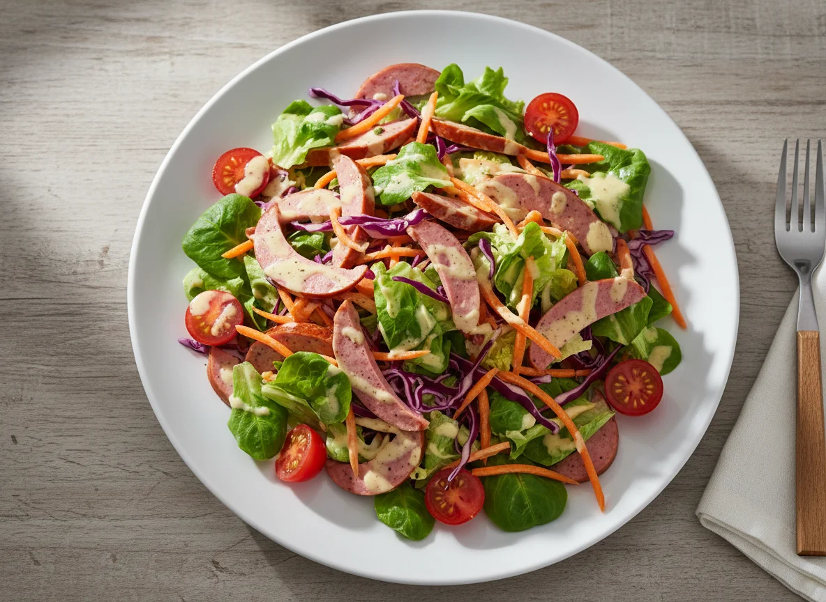 Wurstsalat mit Wienerli photo