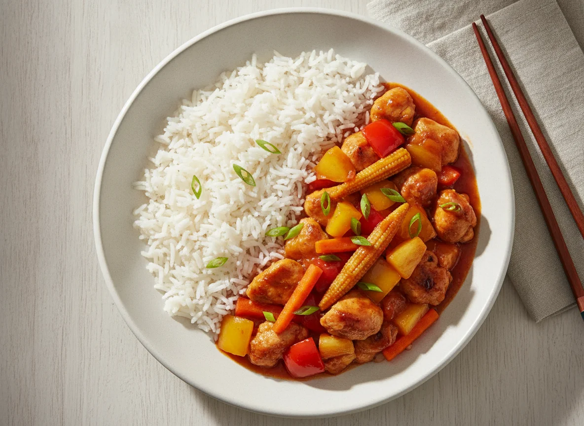 Youcook Chinese Style Sweet & Sour mit Hähnchenfilet photo
