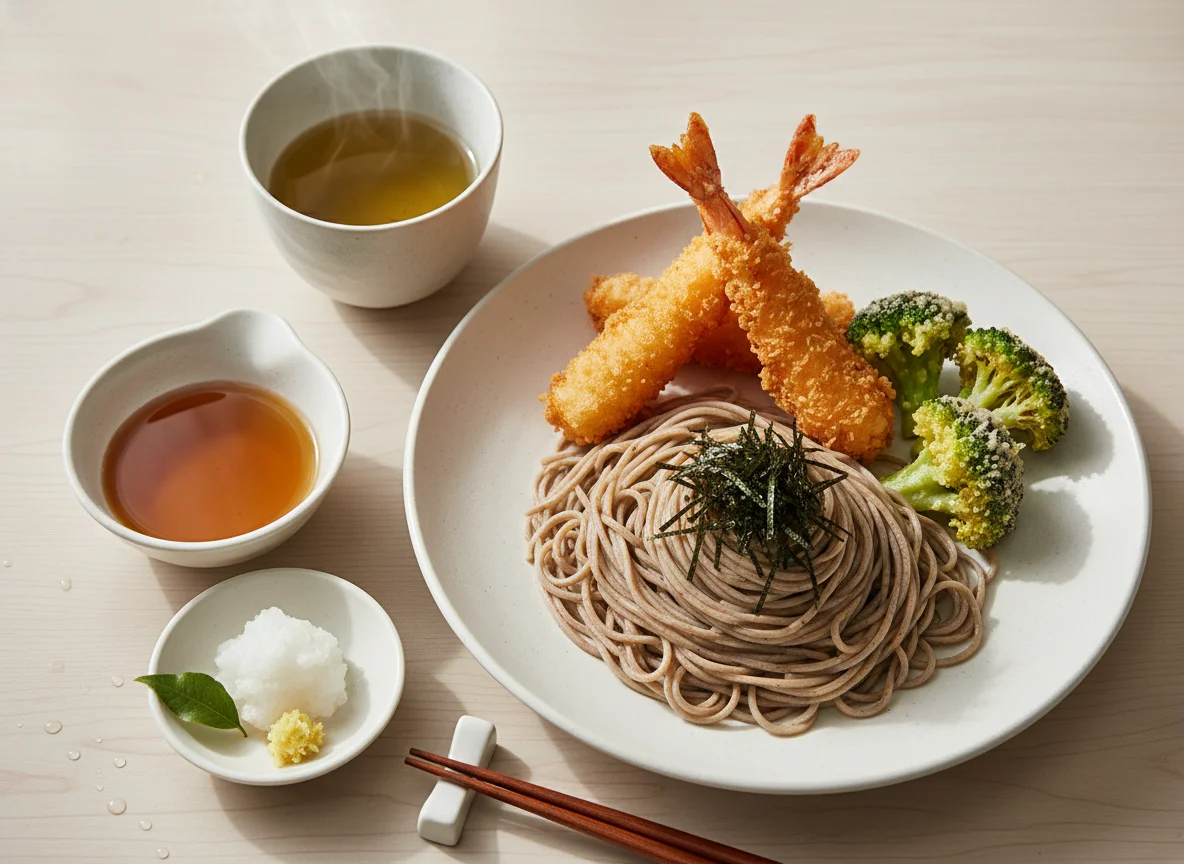 Zaru Soba mit Tempura photo