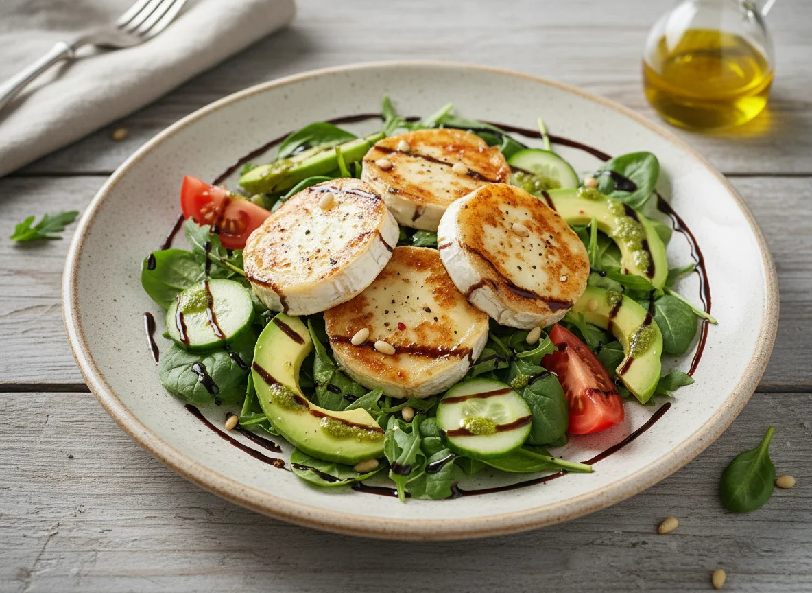 Ziegenkäsesalat mit Balsamico photo