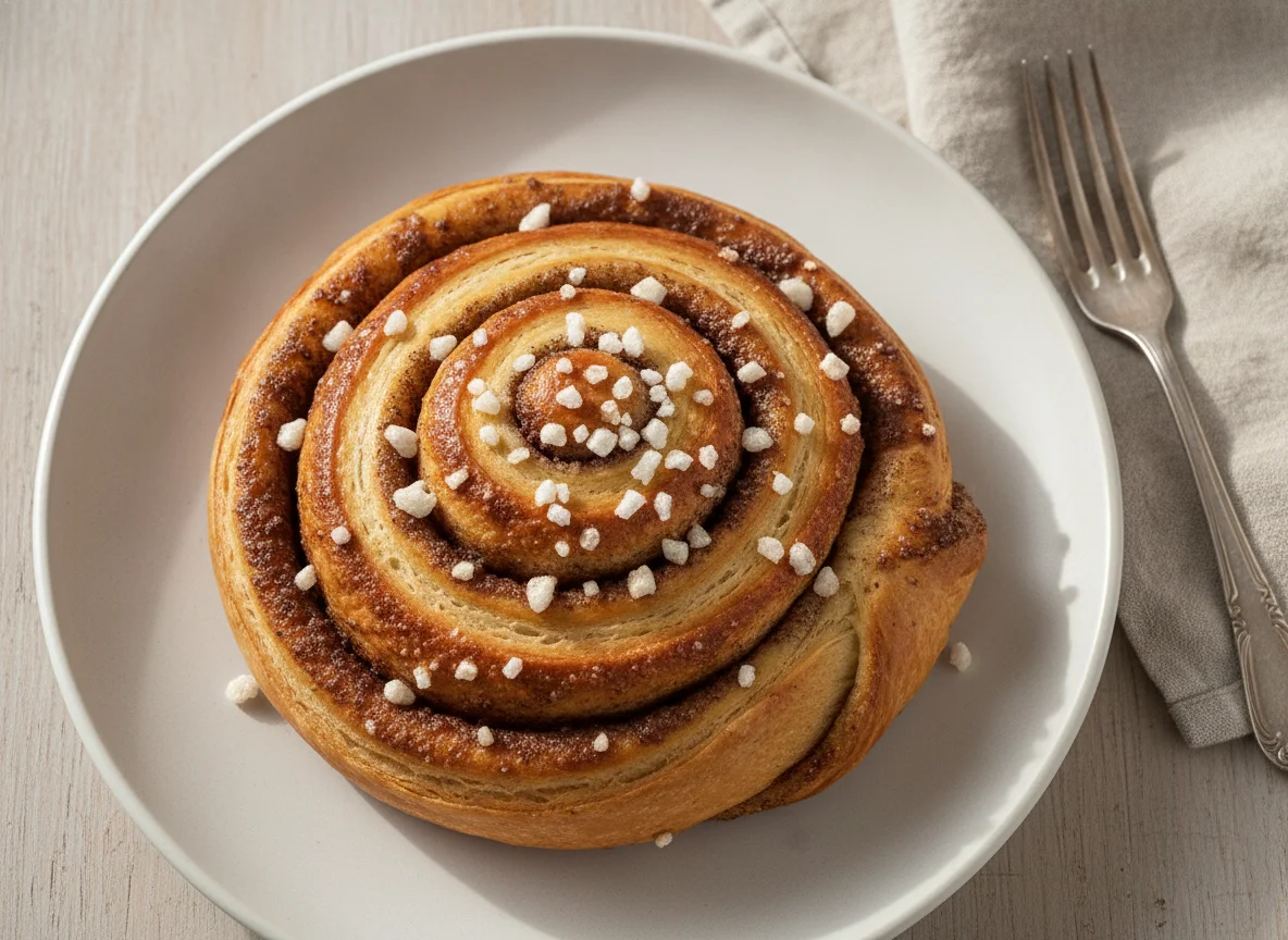 Zimtschnecke (Franzbrötchen-Stil) photo