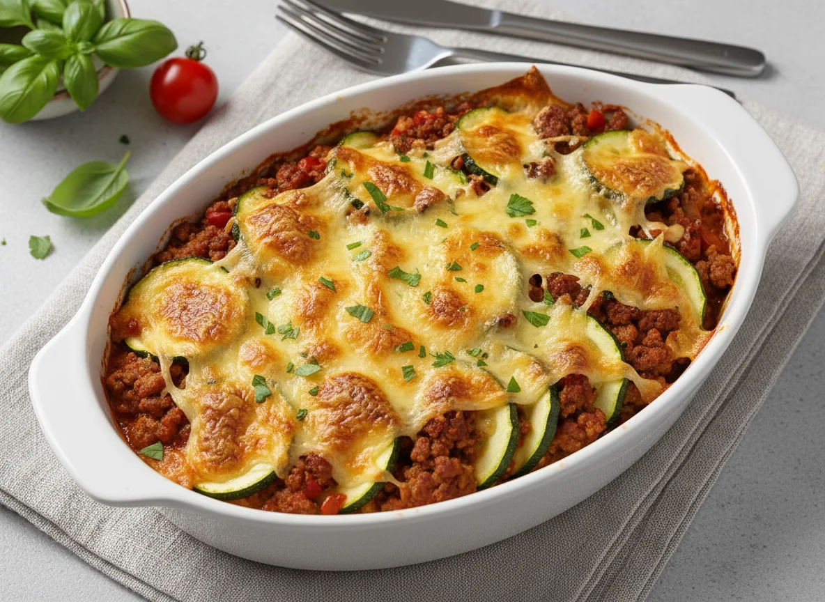 Zucchini-Hackfleisch-Auflauf photo