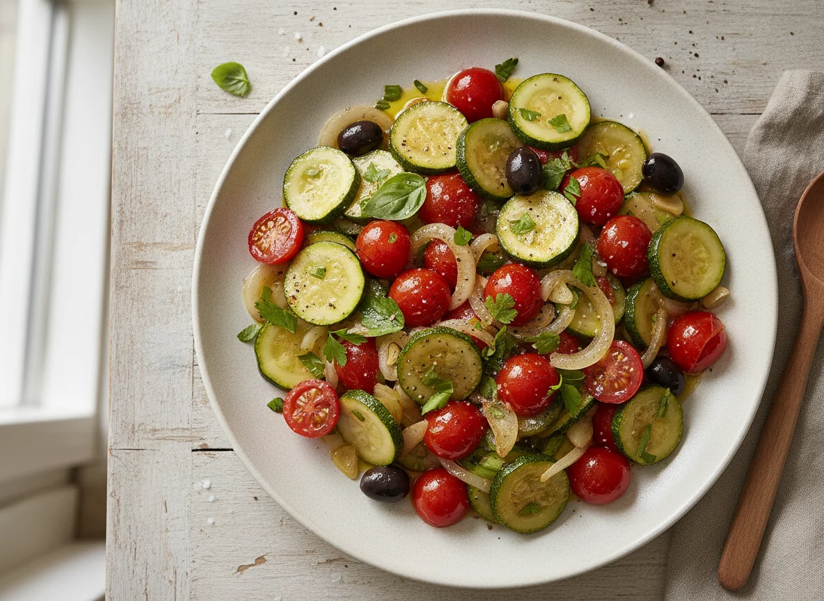 Zucchini-Tomaten-Pfanne photo