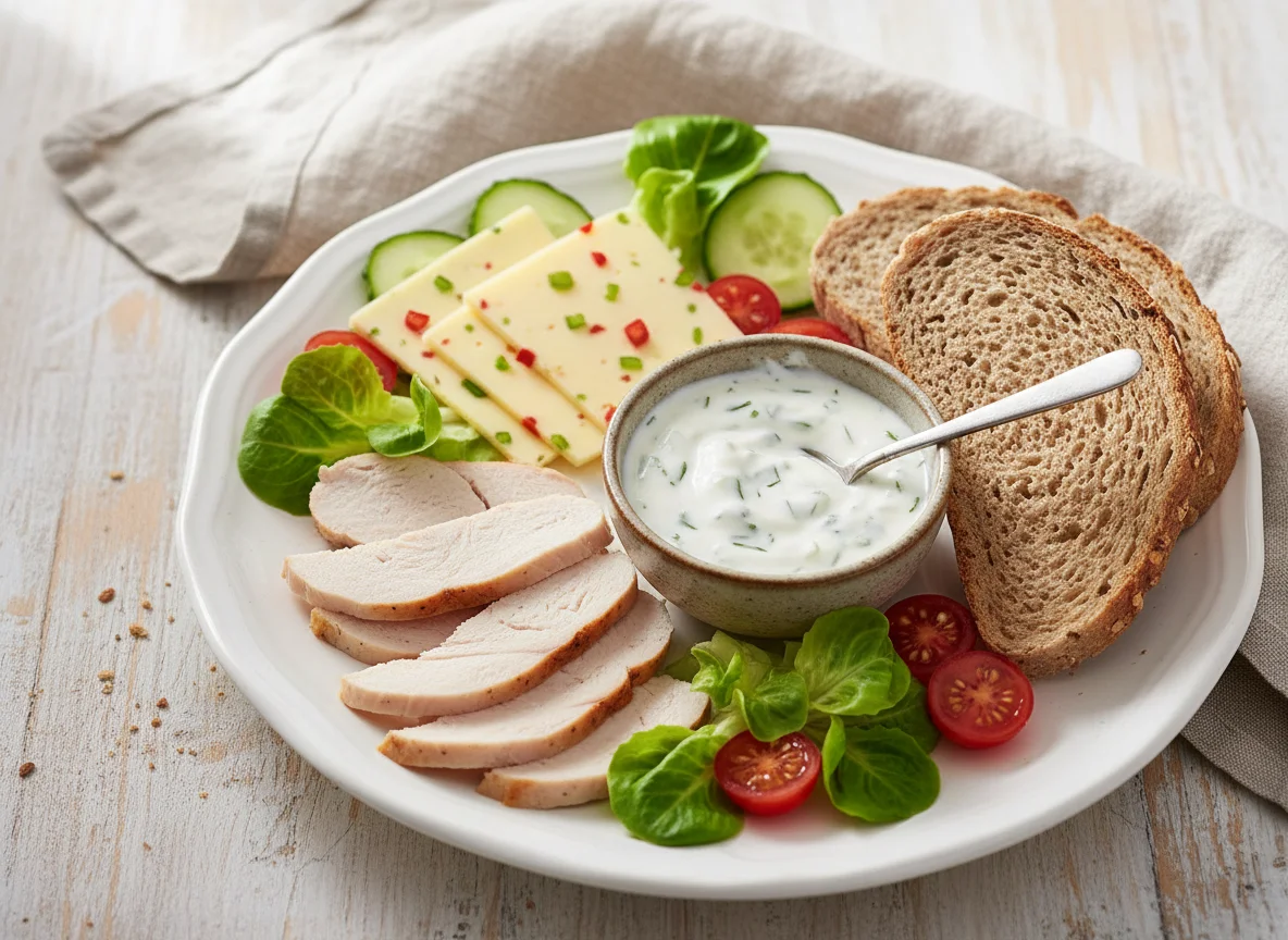 Zutaten für ein Sandwich photo