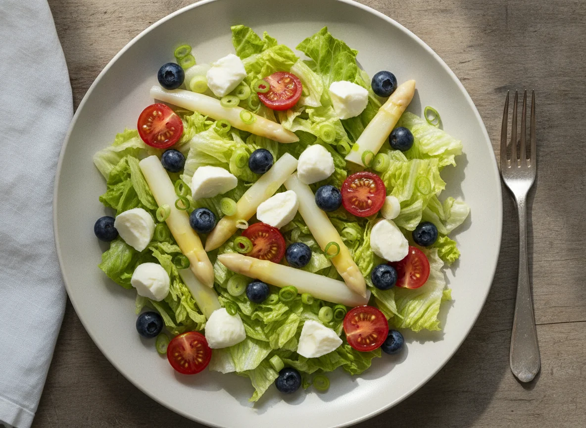 Zutaten für einen gemischten Salat photo