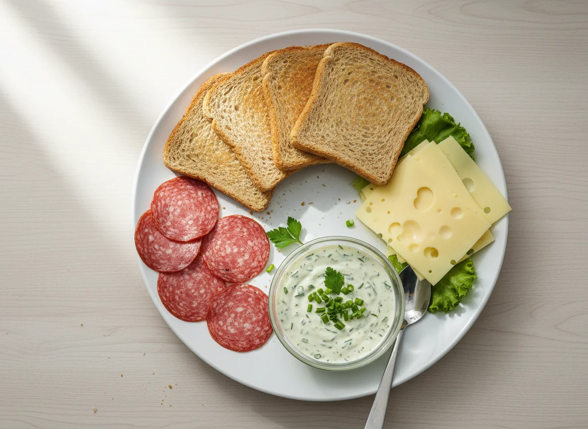 Zutaten für Sandwiches photo