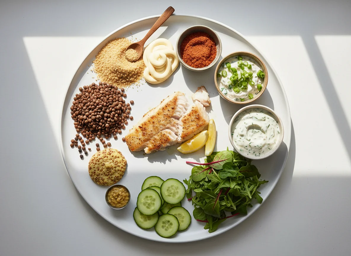 Zutatenliste für ein Gericht photo