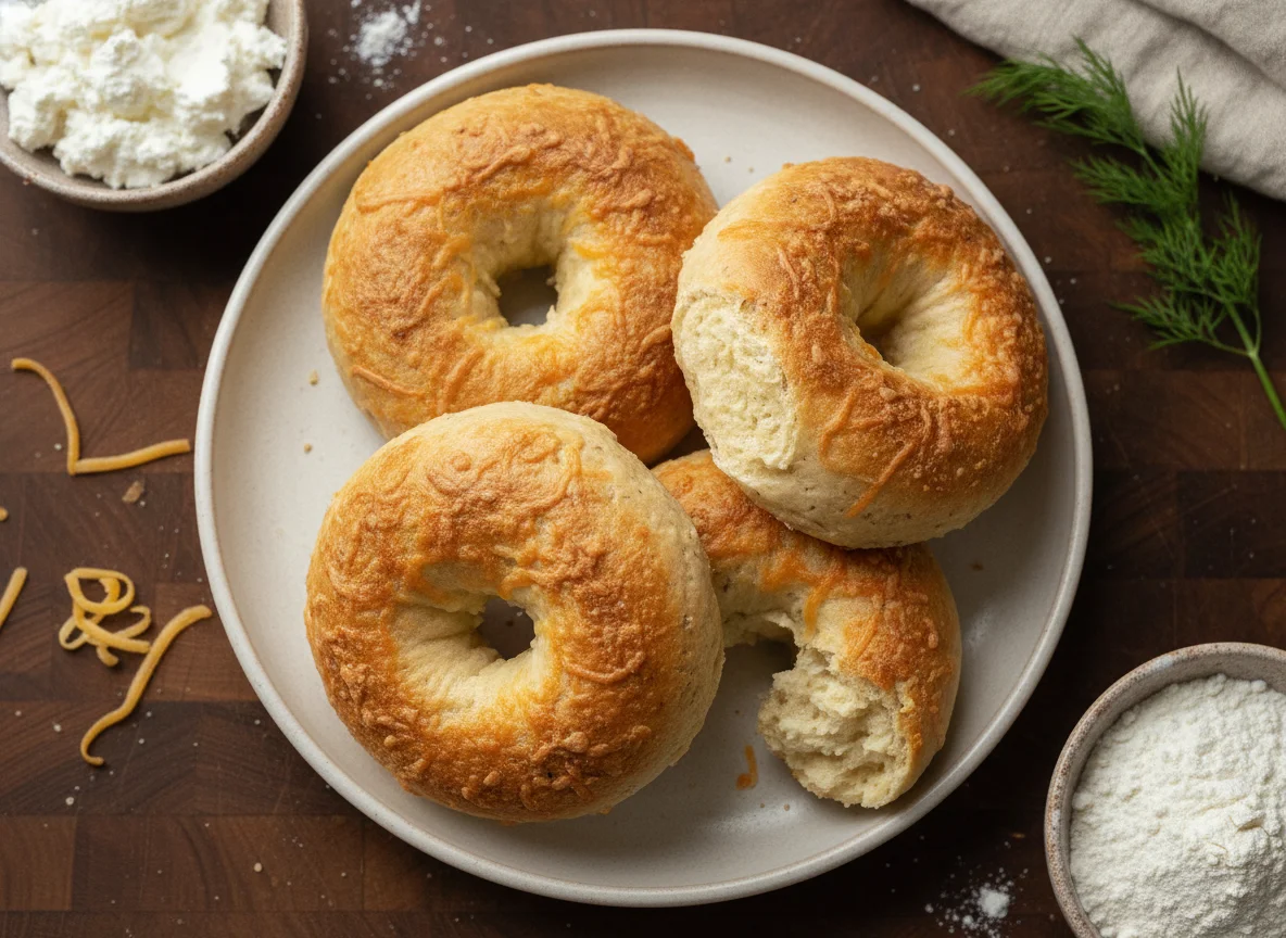 3-Ingredient Cottage Cheese Bagel photo