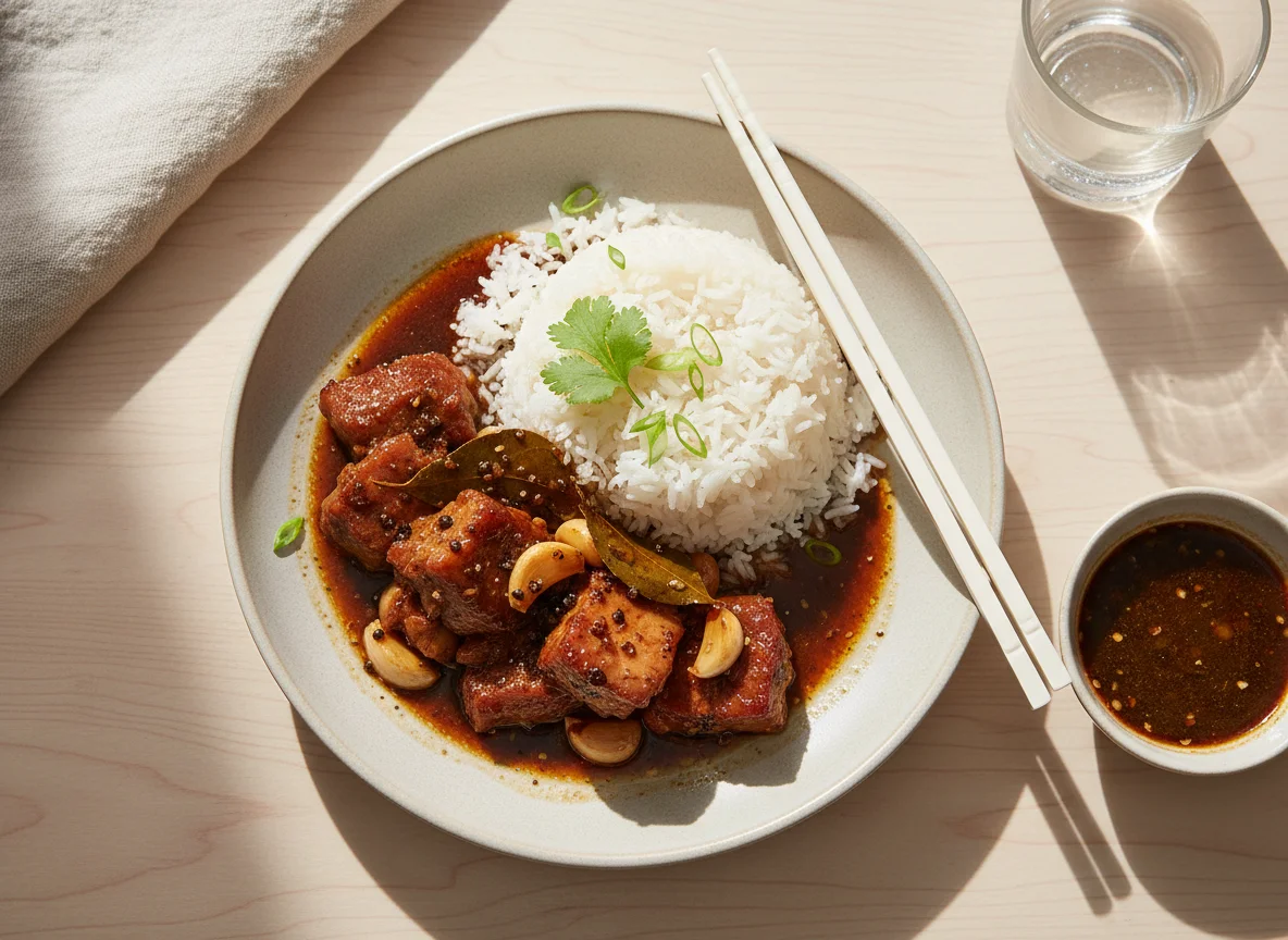 Adobo with Rice photo