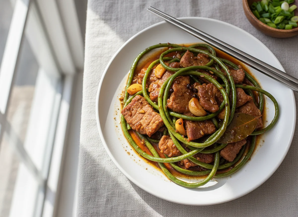 Adobong Sitaw with Pork photo