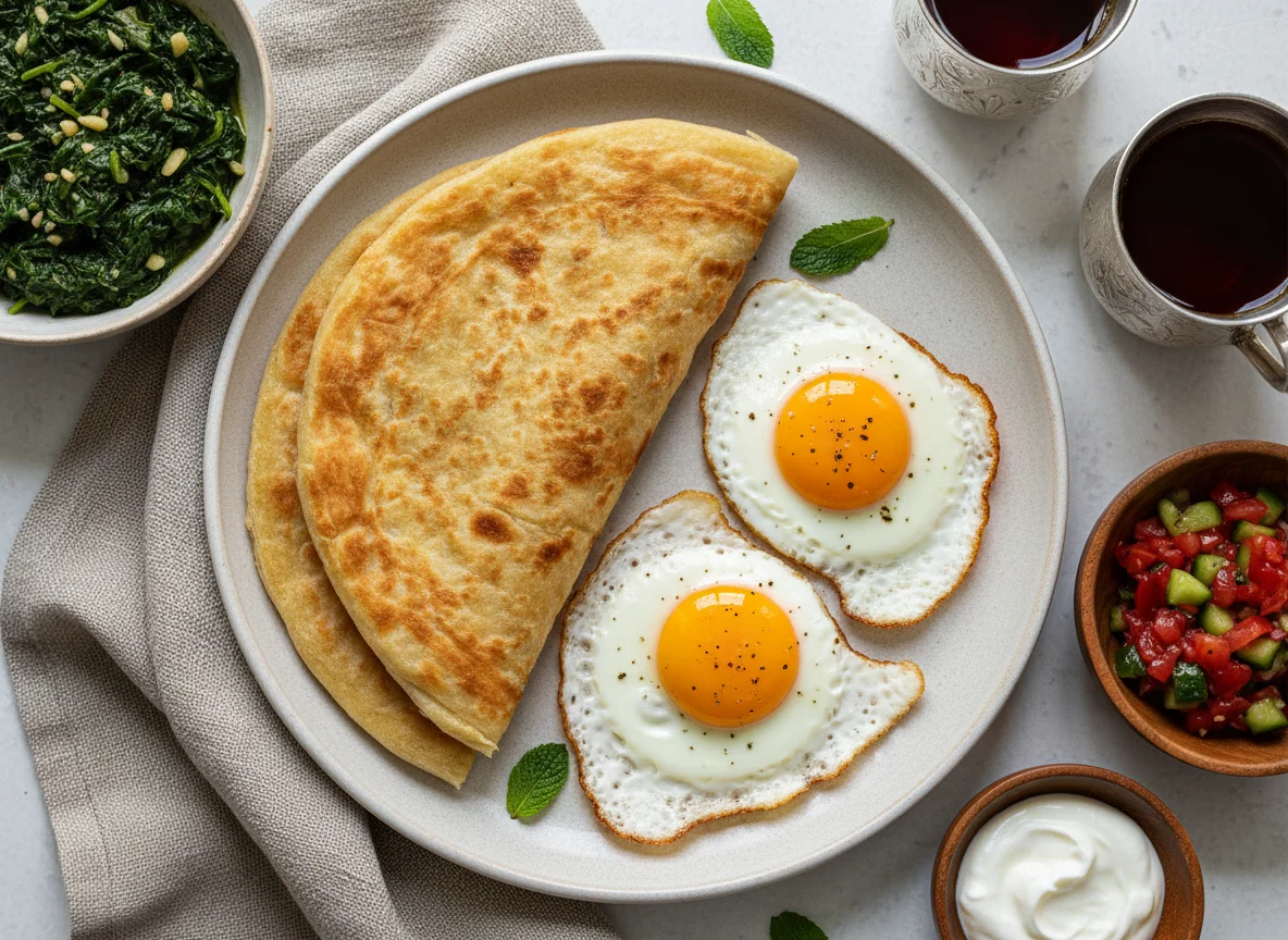 Afghan Breakfast Platter photo