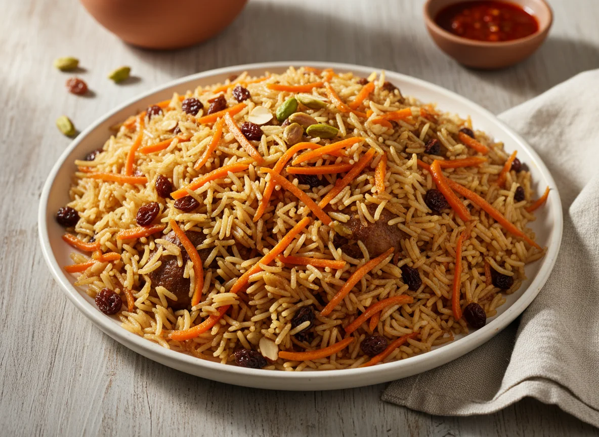 Afghan Pilaf (Qabuli Palaw style rice) photo
