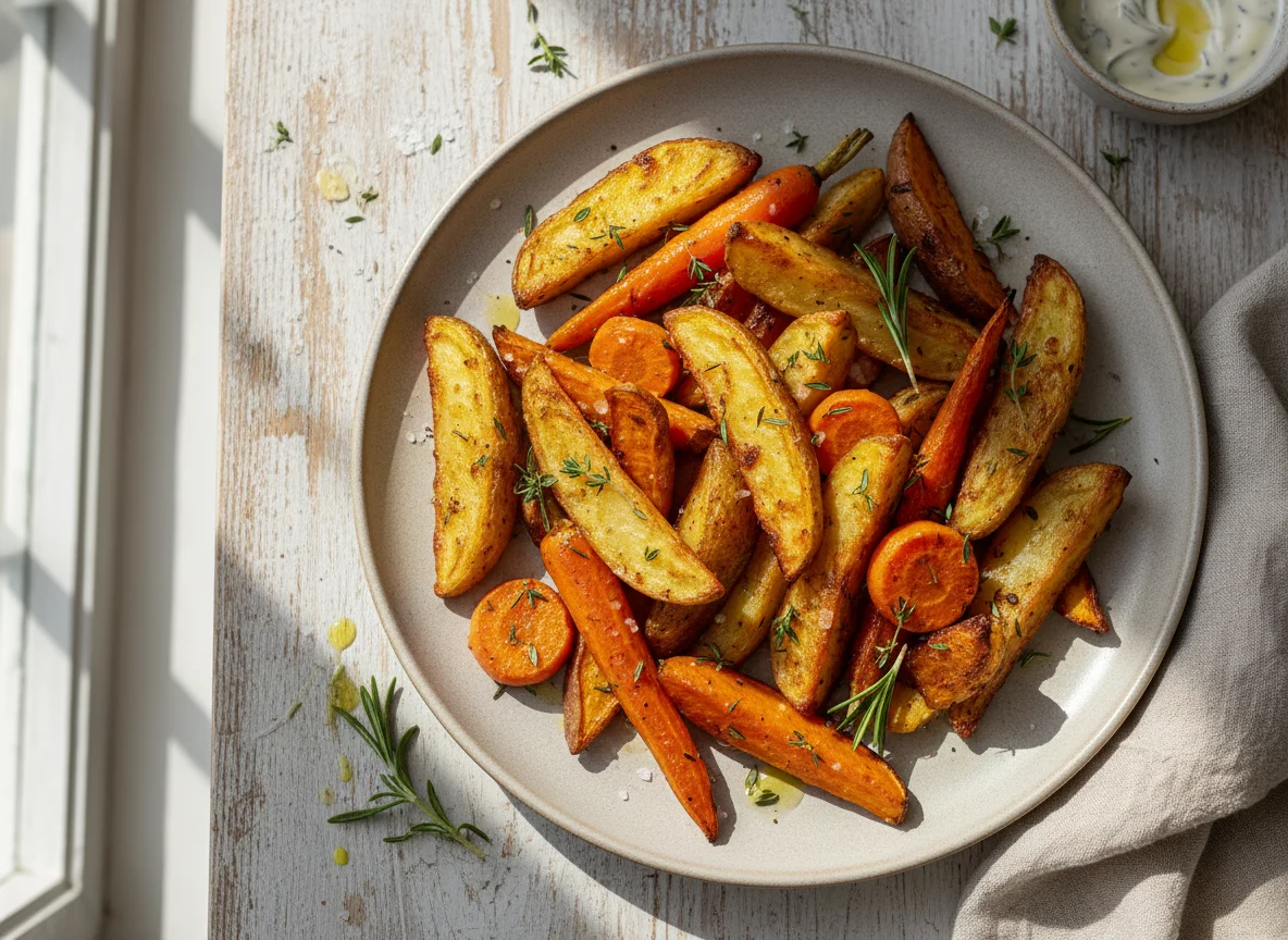Air-fried Root Vegetable Medley photo