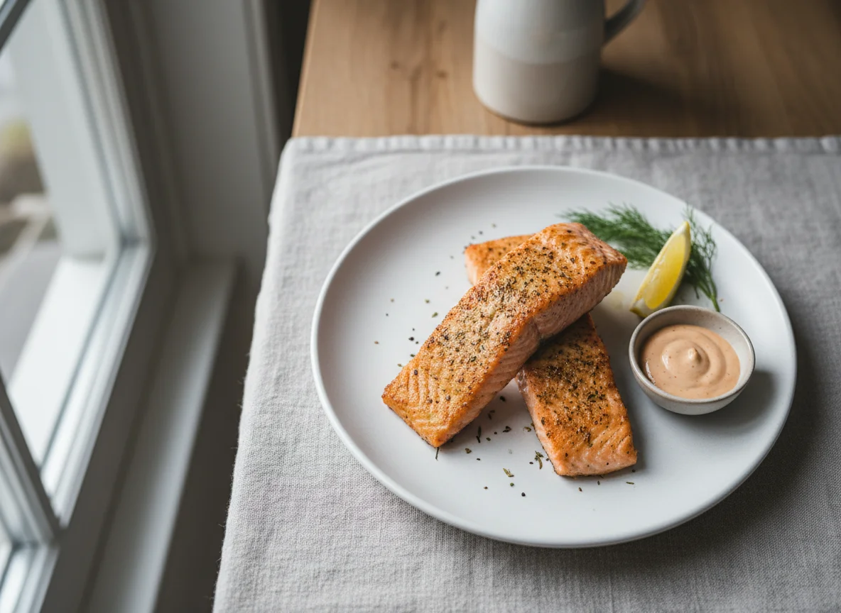 Air-fried Salmon Fillets photo