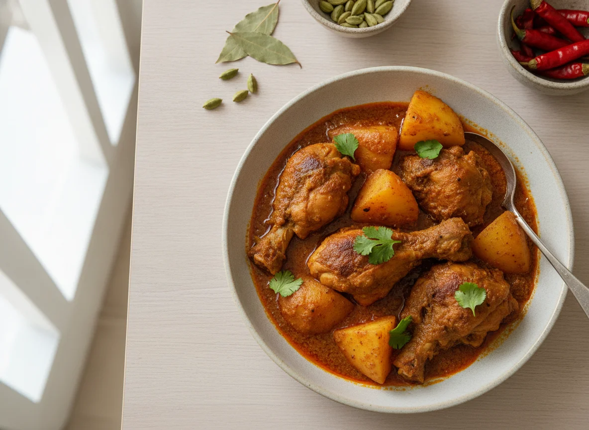 Aloo Chicken Curry photo