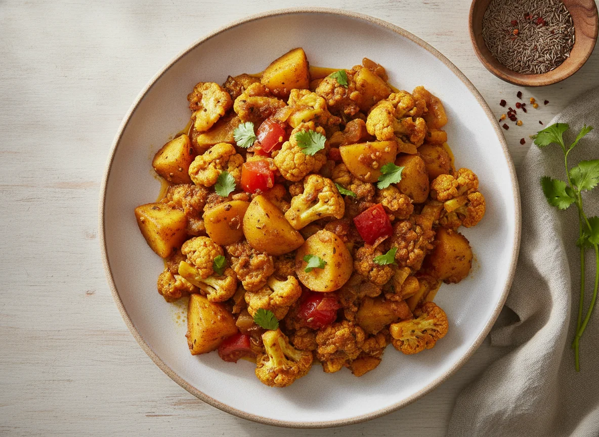 Aloo Gobi (Potato and Cauliflower Curry) photo