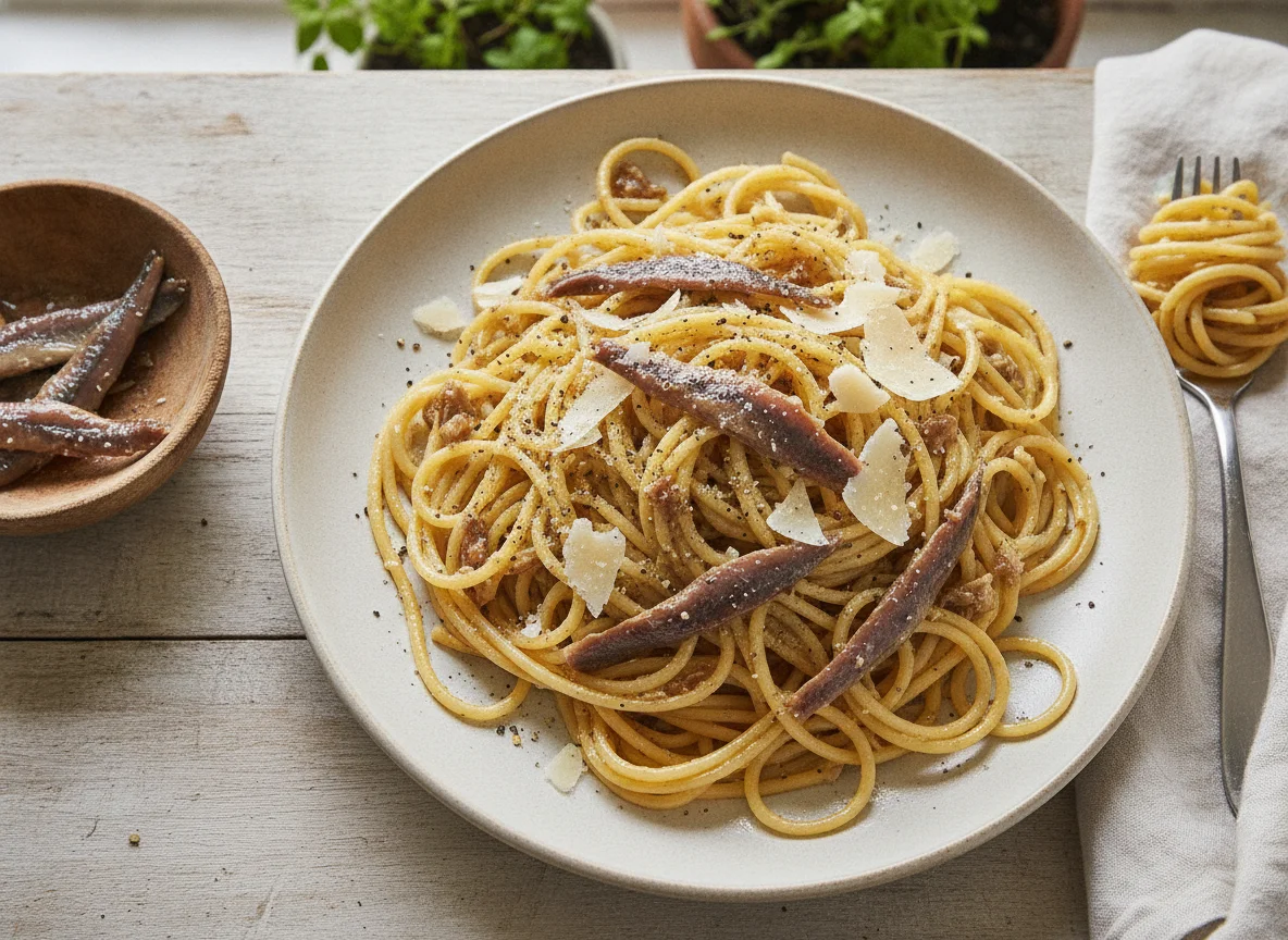 Anchovy Butter Spaghetti photo
