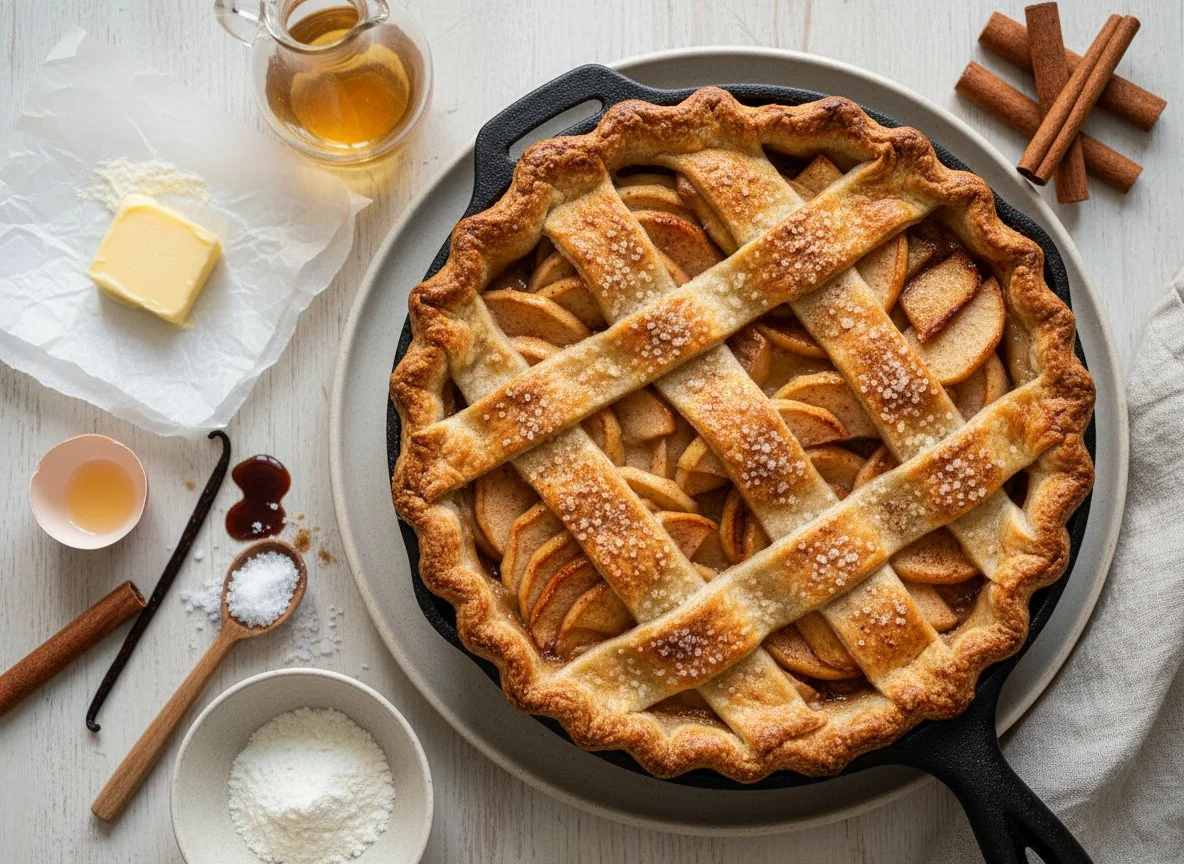 Apple and Cinnamon Pie photo