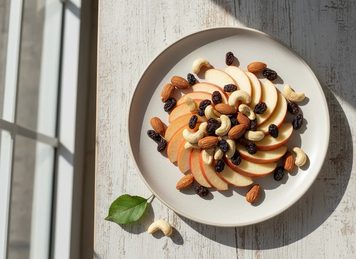 Apple and Mixed Nuts photo