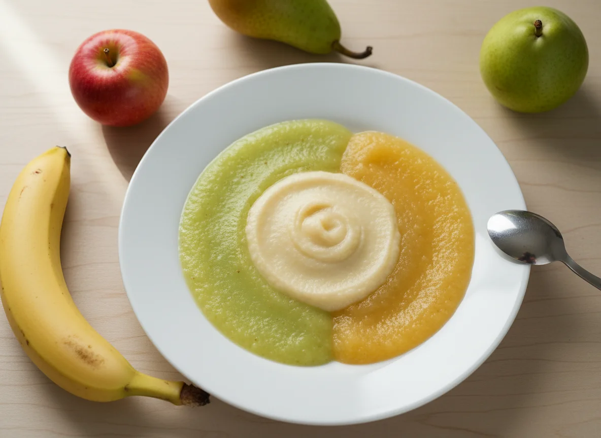 Apple Banana Pear Puree photo