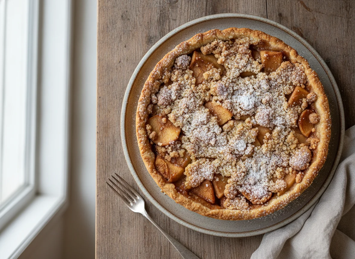 Apple Crumble Pie photo