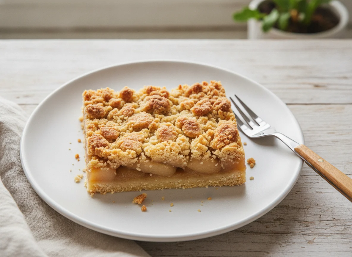 Apple Crumble Slice photo